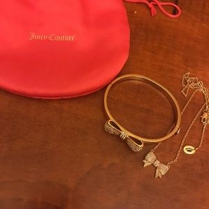 Juicy Couture Necklace And Bracelet Set